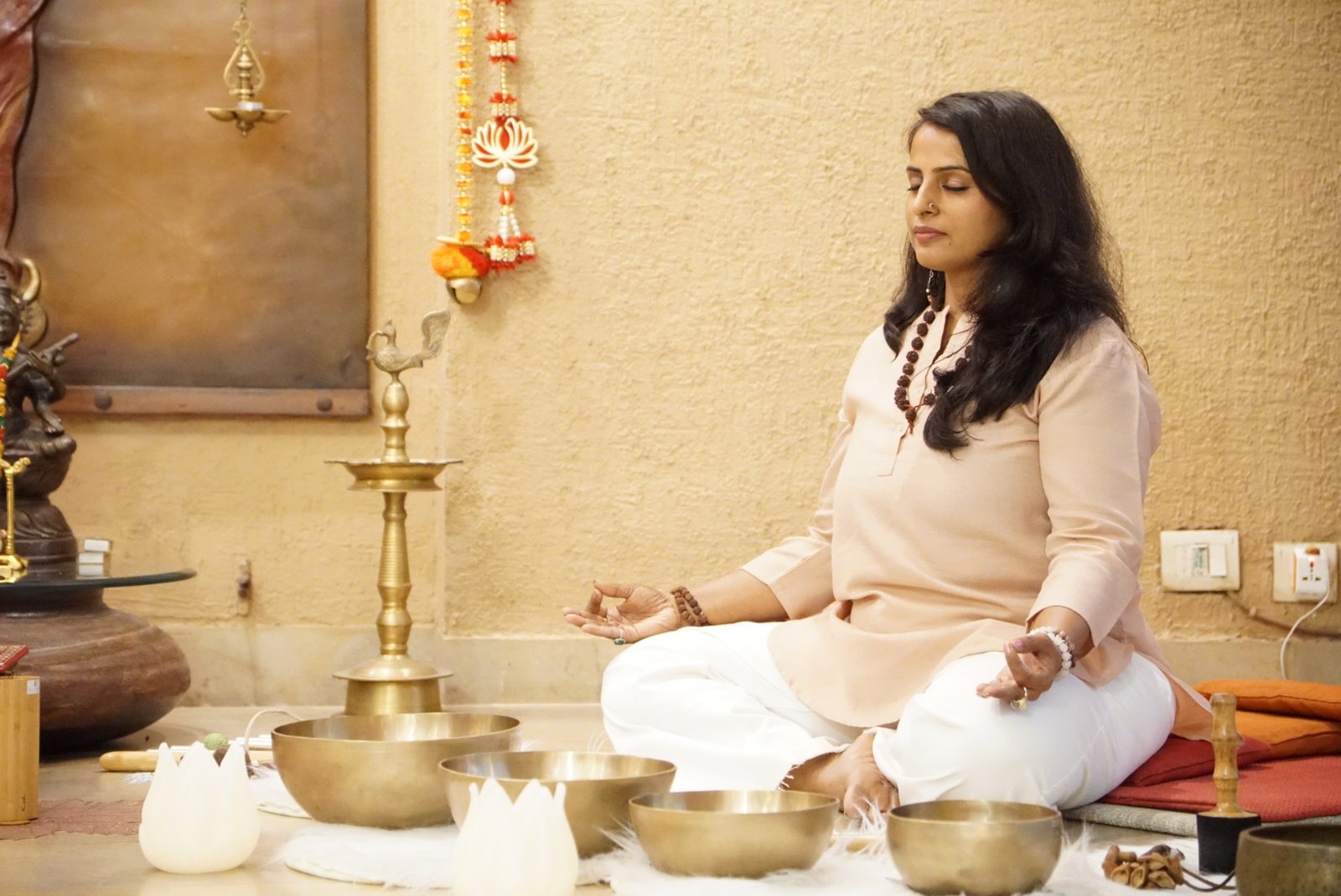 Sound hawan ritual for space and energy harmonization