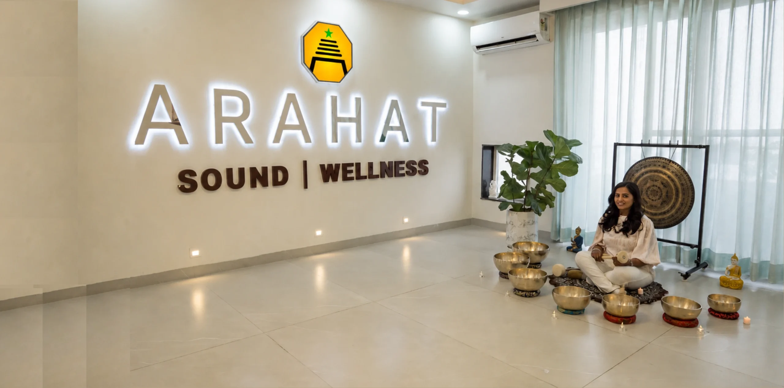 Breathwork in a serene environment